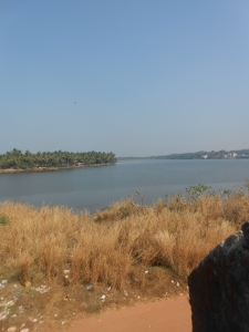 The Gurupura river from the watch tower